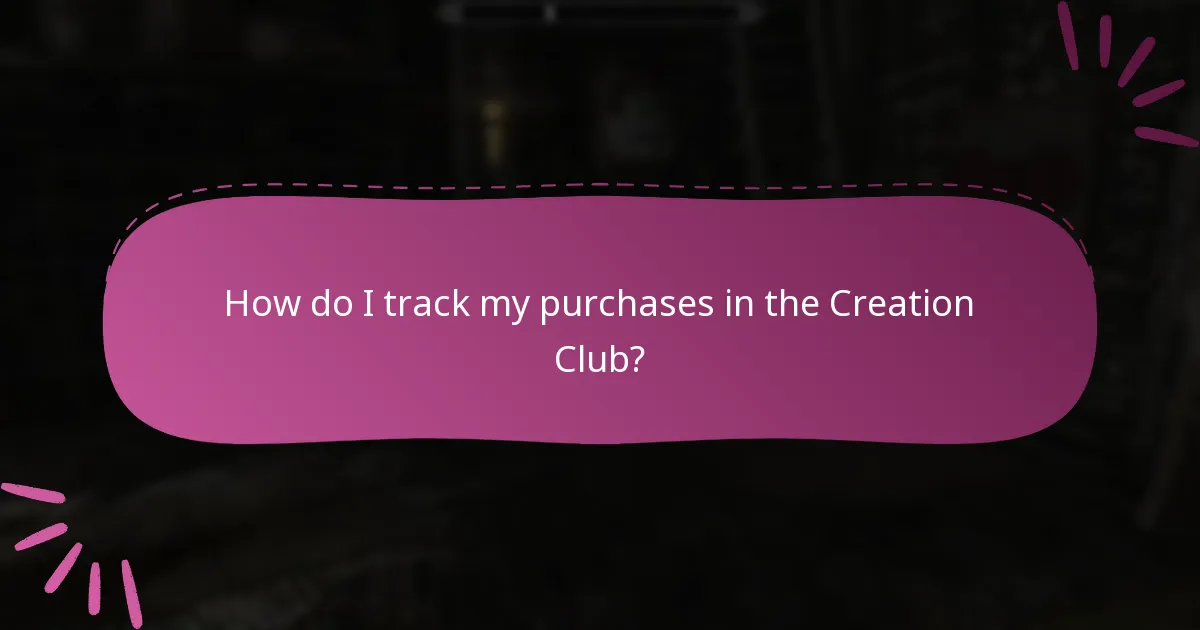 How can I manage my credits in the Creation Club?