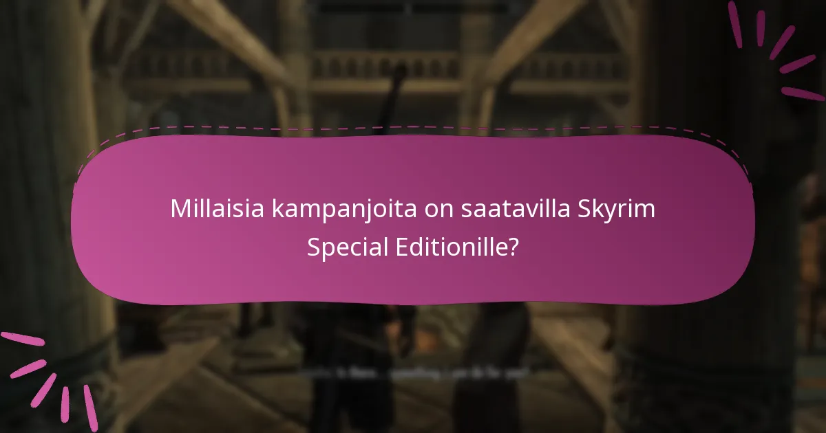 Milloin kampanjakoodit ja tarjoukset vanhenevat?